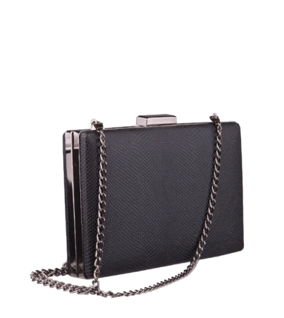 Torebka wieczorowa o wężowej strukturze