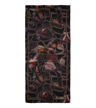 Anekke Imaginary szal duży z nadrukiem