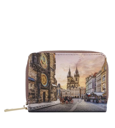 Ynot sztywny portfel z motywem Pragi 