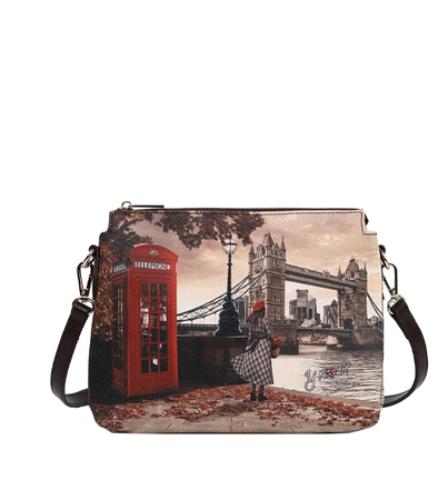 Ynot torebka na ramię z nadrukiem Londynu