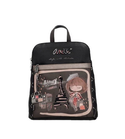 Anekke Mademoiselle plecak antykradzieżowy dwukomorowy