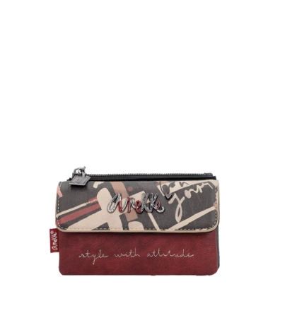 Anekke Mademoiselle Parisian trzykomorowa portmonetka etui
