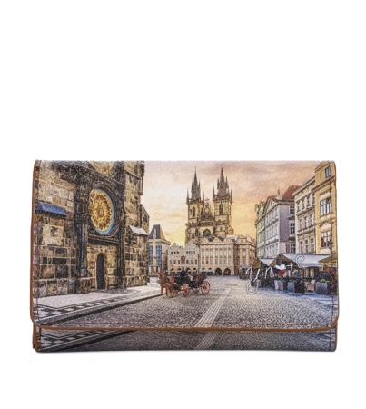 Ynot średni portfel z motywem Pragi