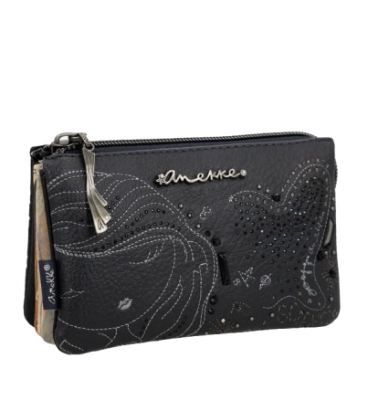 Anekke Studio etui trzykomorowe czarnogranatowe