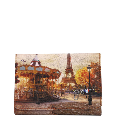 Portfel średniej wielkości z motywem Paryża