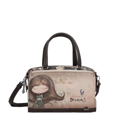 Anekke Real pojemna torebka z nadrukiem dziewczynki