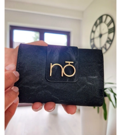 Nobo portfel średni klasyczny czarny