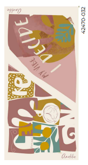 Anekke Muse szal prostokątny