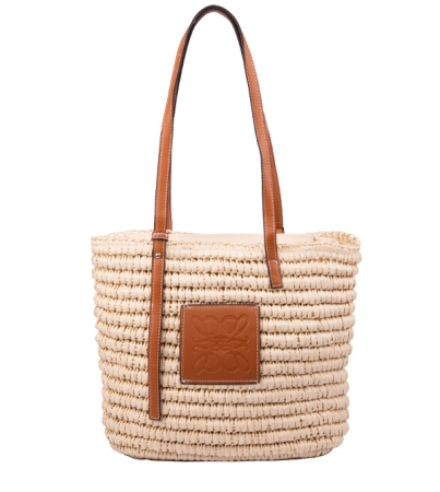 Lekka torebka na ramię pleciona z włókna papierowego 