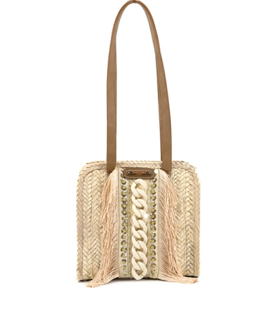 Simosastre koszyk handmade mały ozdobny z długim paskiem