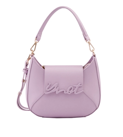 Ynot Milano torebka półokrągła klasyczna fioletowa