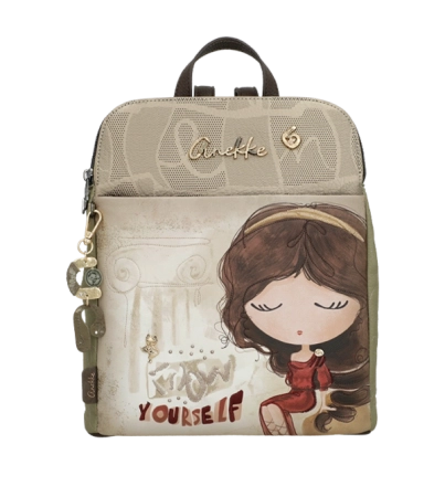 Anekke Muse plecak miejski z nadrukiem 