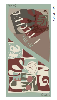 Anekke Muse szal prostokątny