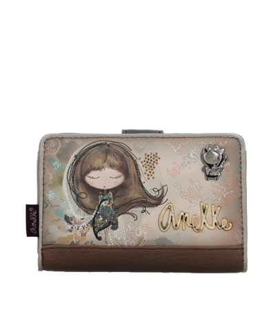 Anekke Real portfel średni sztywny RFID