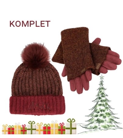 Anekke zestaw czapka i rękawiczki