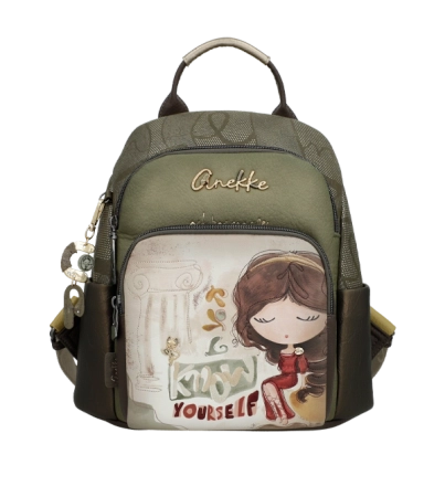 Anekke Muse plecak miejski z nadrukiem dziewczynki