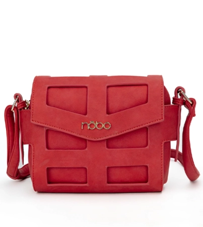 Malinowa torebka na ramię Zbrojka Nobo