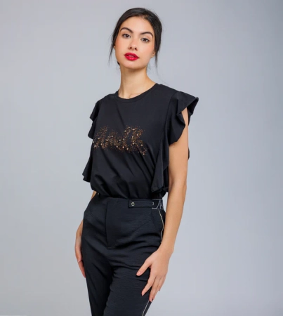 Anekke t-shirt czarny